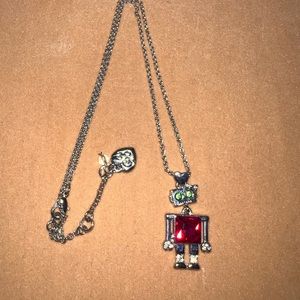 BETSEY JOHNSON ROBOT NECKLACE